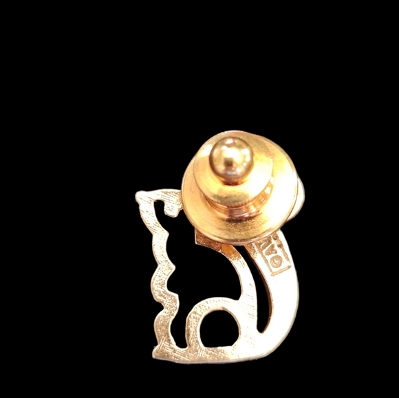 Vintage AVON Squirrel Pin Pinback Button Brooch Lapel Woodland Animal Cutout 1" - Picture 4 of 6